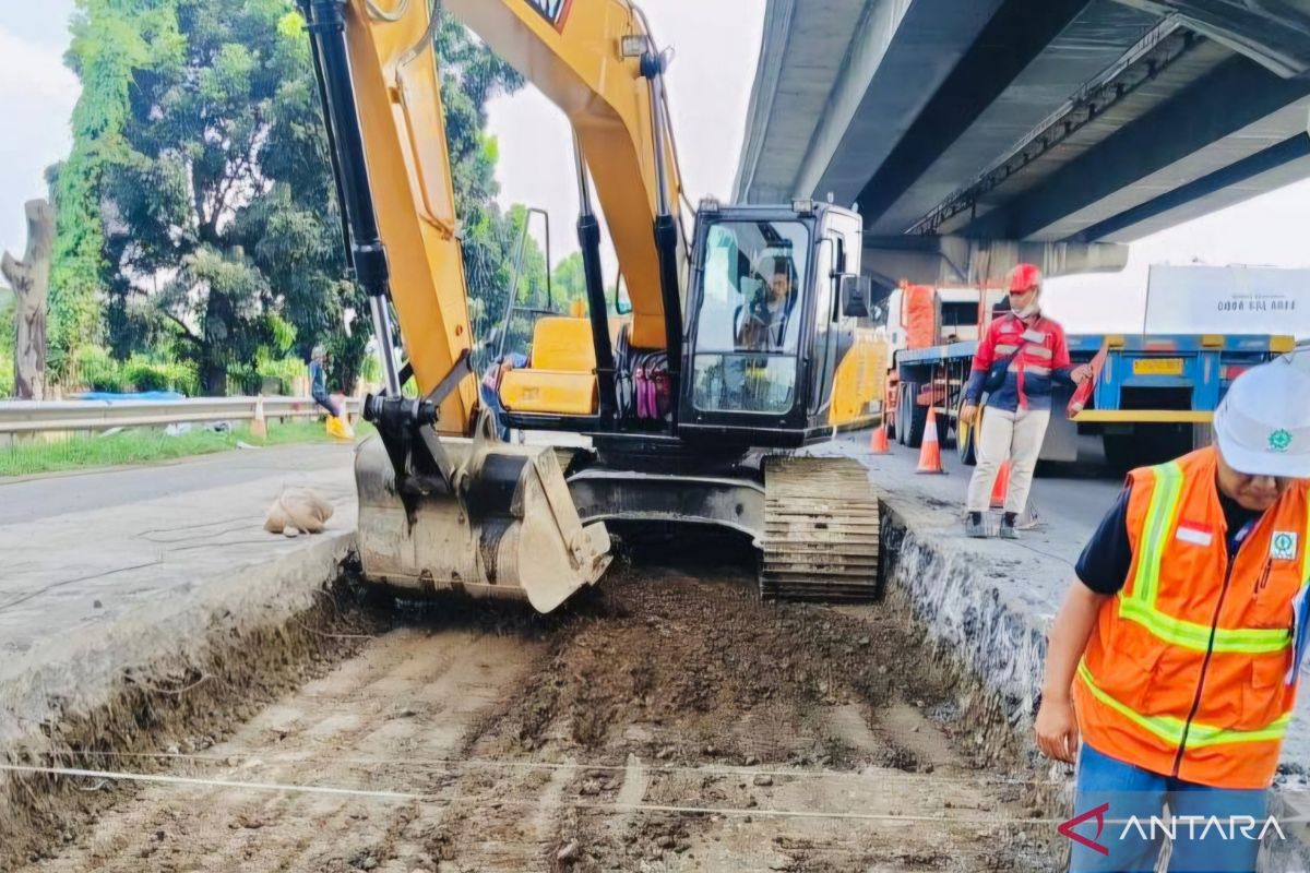 Jasamarga Transjawa lakukan rekonstruksi Km 32 Ruas Tol Jakarta-Cikampek