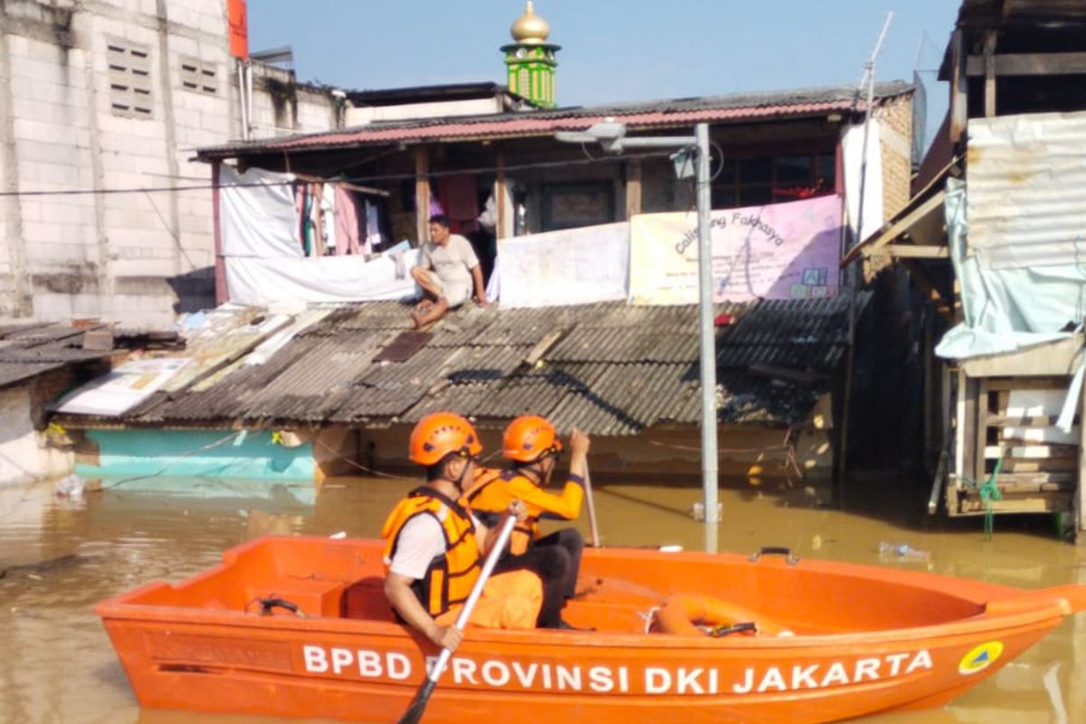 Banjir rendam 49 RT di Jakarta Selatan dan Jakarta Timur
