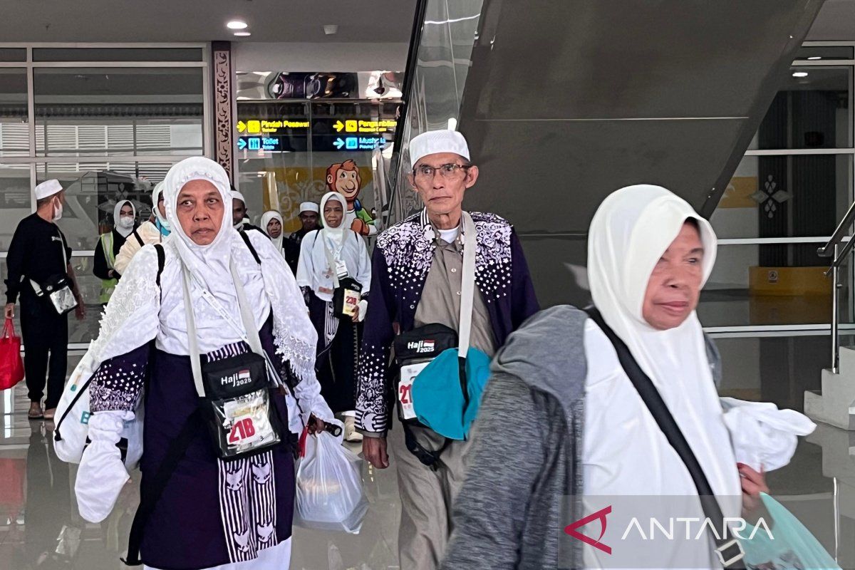 Tersisa satu kolter, 12 Kloter Debarkasi Banjarmasin telah tiba di tanah air