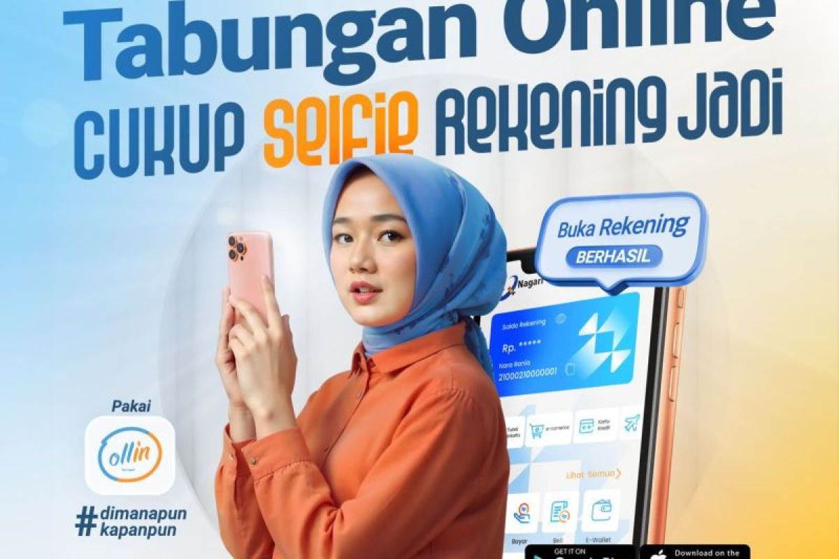 Bank Nagari permudah masyarakat dan perantau untuk membuka tabungan secara online
