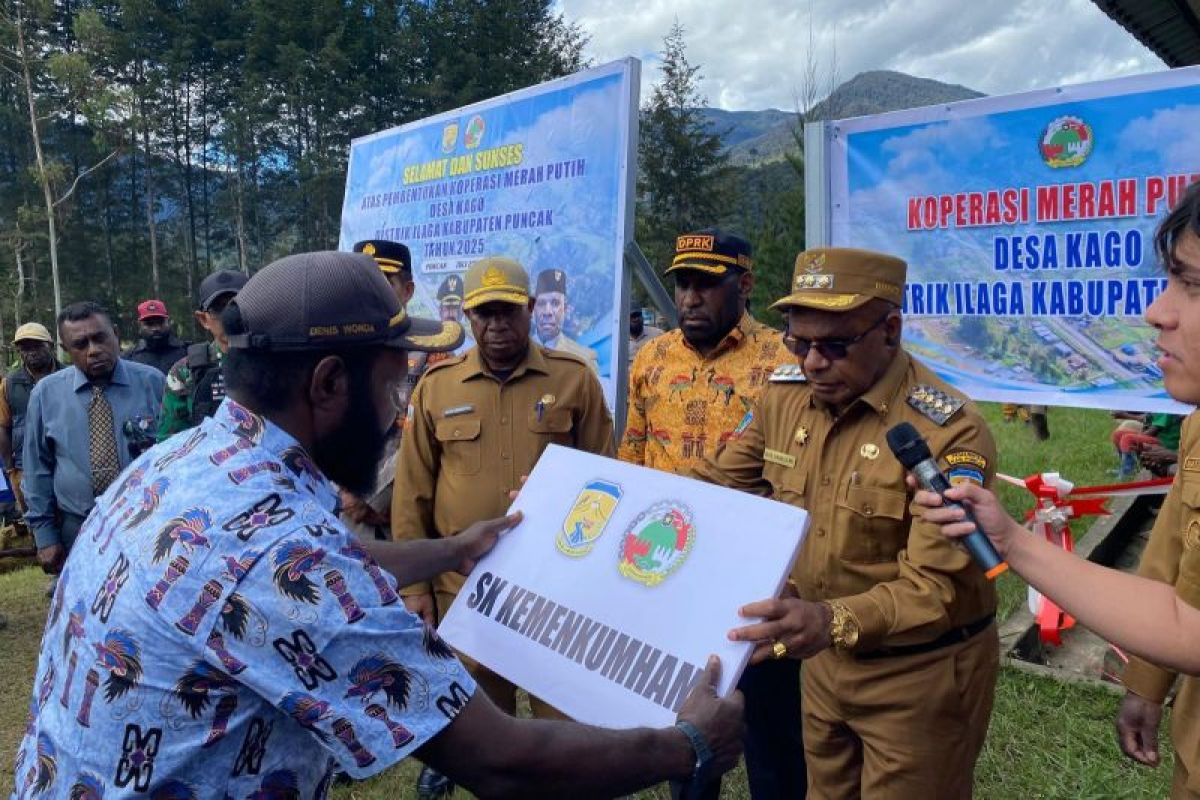 Pemkab Puncak luncurkan Kopdes Merah Putih