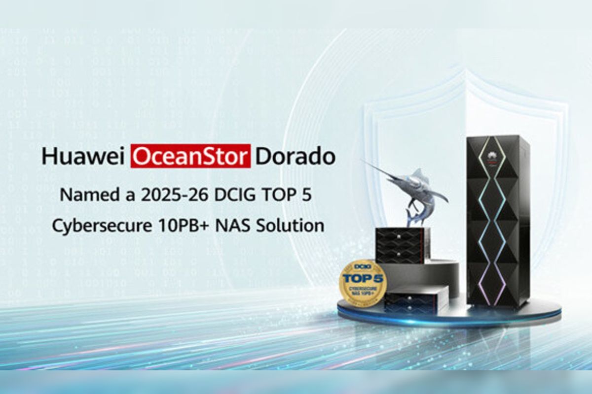Huawei OceanStor Dorado All-Flash Storage Named One of DCIG TOP 5 Cybersecure NAS Solutions