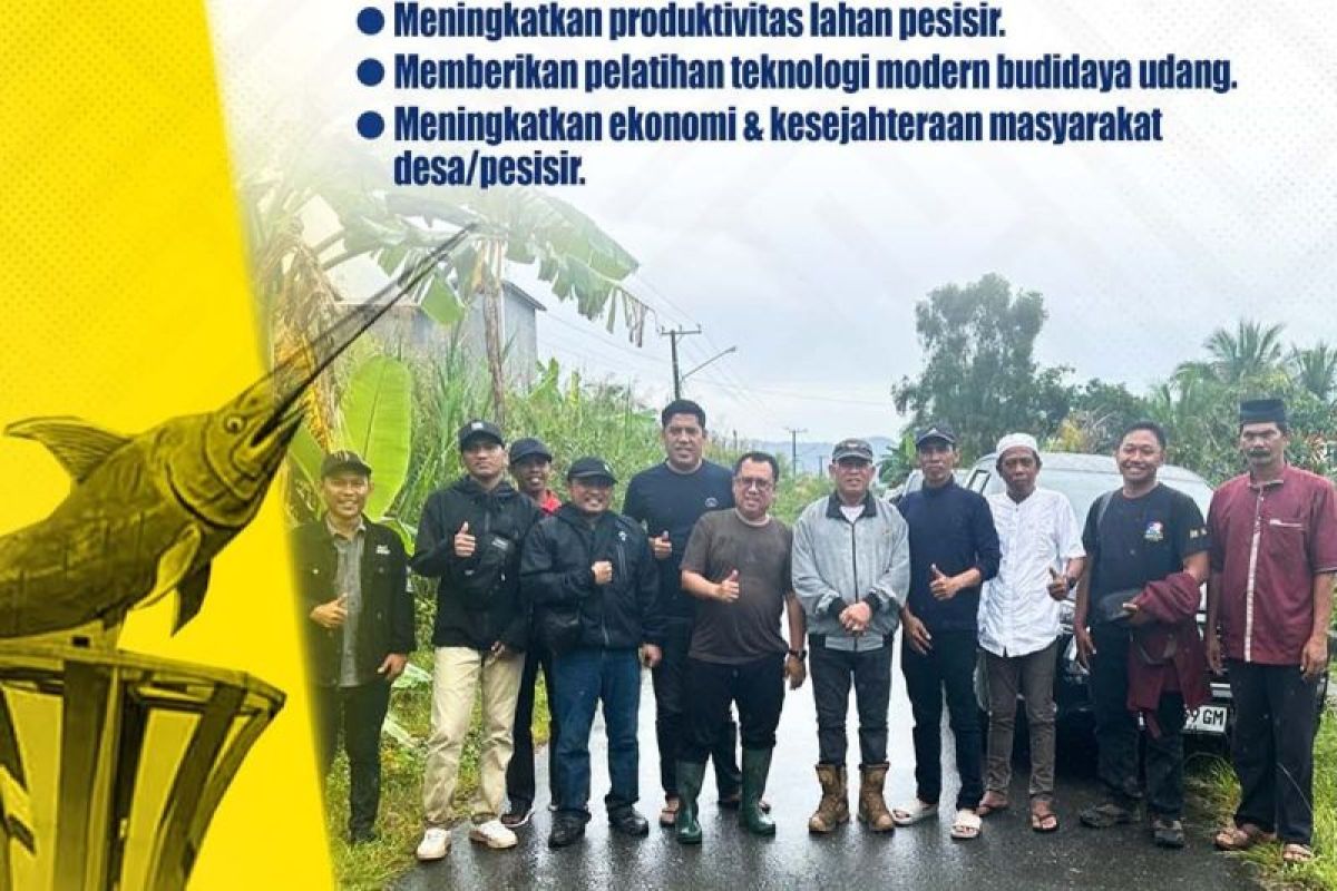 Kotabaru develops shrimp cultivation cluster in Sungai Limau Village