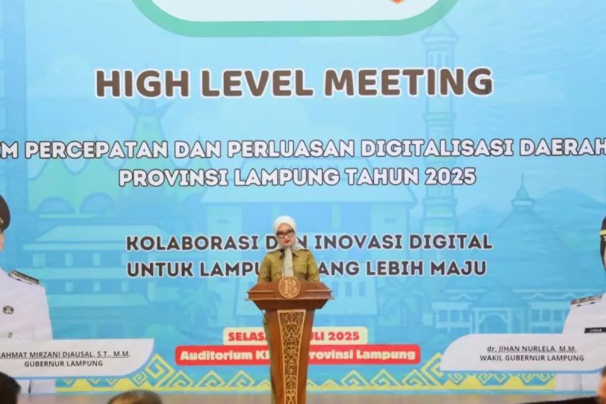 Wagub Lampung sebut indeks ETPD Lampung capai 97,5 persen