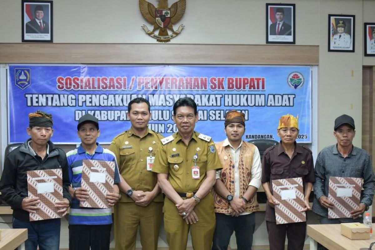 Pemkab HSS keluarkan SK pengakuan MHA untuk empat komunitas adat