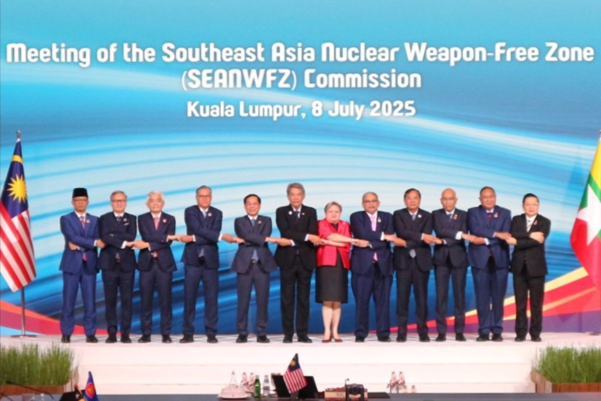 Menlu Sugiono hadiri pertemuan Komisi Zona Bebas Senjata Nuklir Asia Tenggara