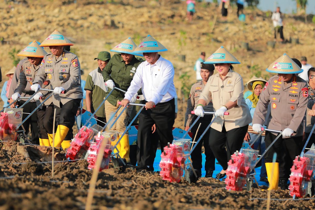 Mentan perkuat sinergi bersama Polri wujudkan swasembada jagung