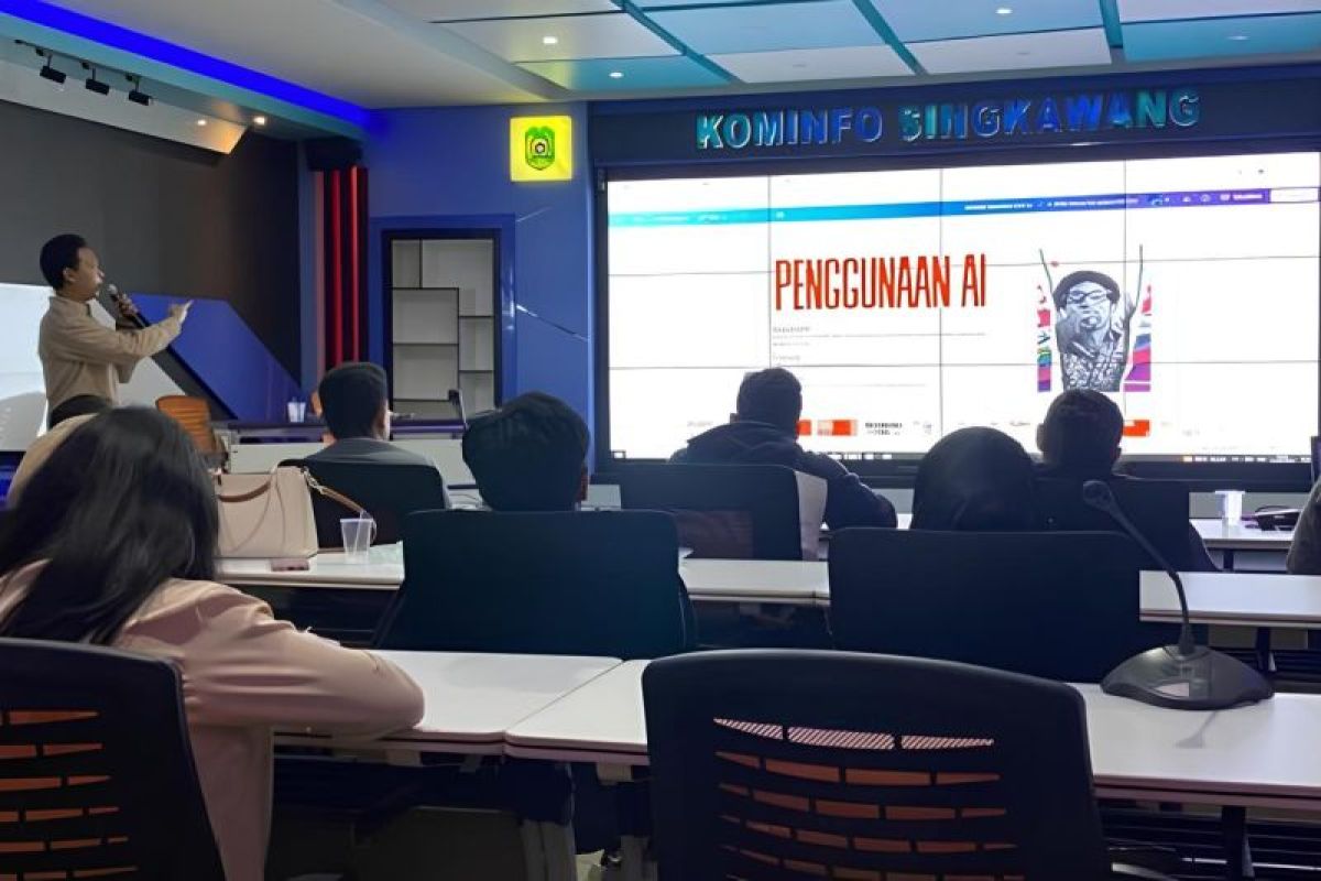 Kota Singkawang dorong peningkatan jurnalistik pemanfaatan AI untuk KIM