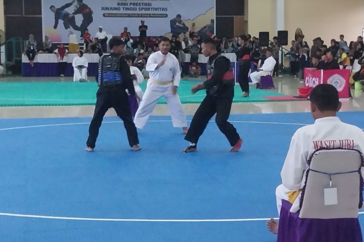 408 pesilat ikuti kejurda pencak silat di Maluku Utara untuk seleksi popnas