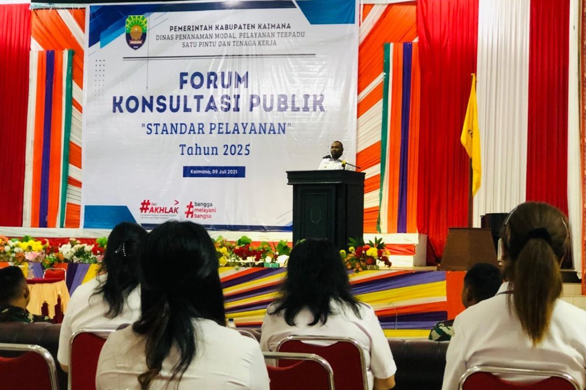DPMPTSP-TK Kaimana gelar konsultasi publik terkait standar pelayanan