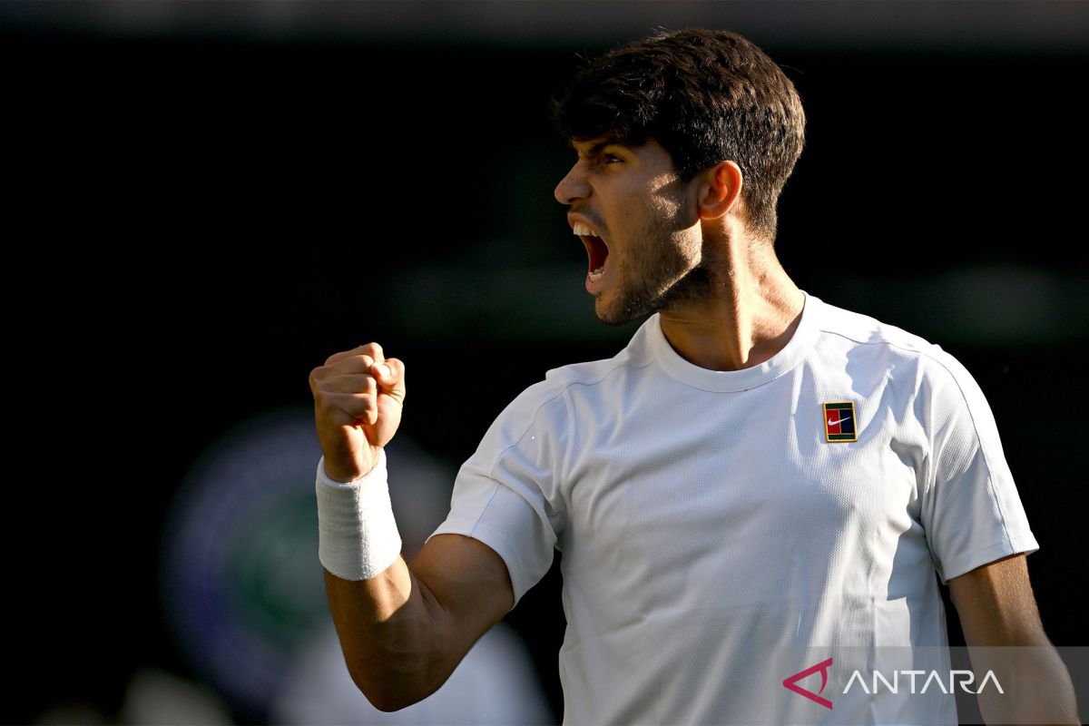 Alcaraz selangkah lebih dekat untuk hatrik gelar di Wimbledon