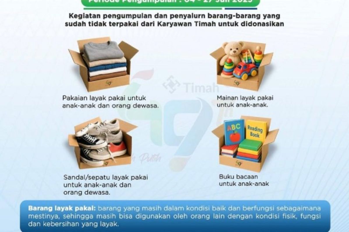 Rayakan HUT ke-49 Perusahaan, Insan Timah terlibat 