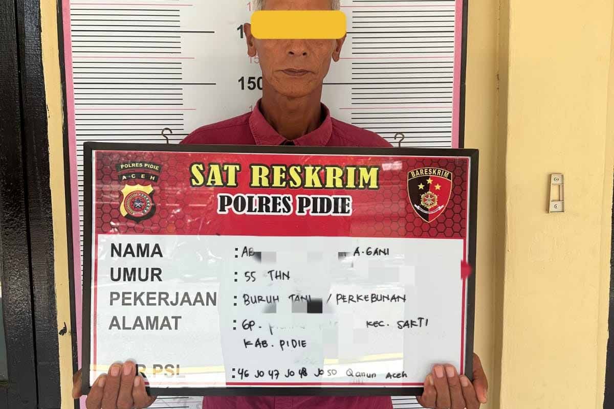 Polres Pidie ungkap kasus asusila ayah terhadap anak tiri