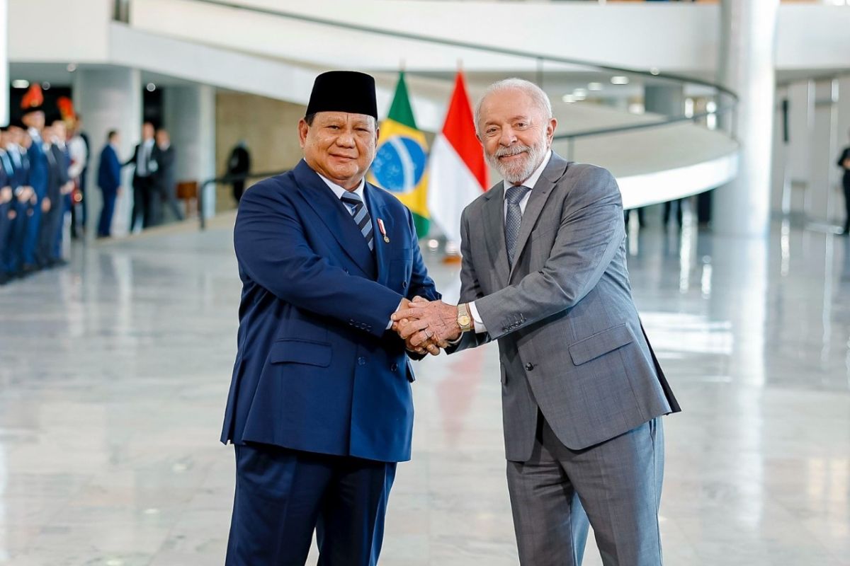 Prabowo kagum kepemimpinan Lula, sebagai pemimpin berani