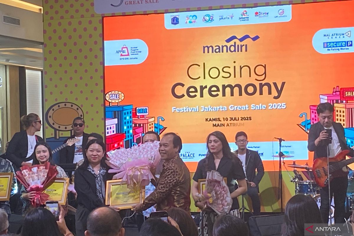 Festival Jakarta Great Sale capai total transaksi Rp15,98 triliun
