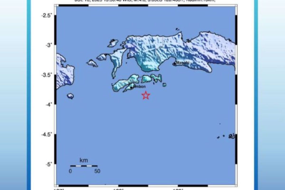 Gempa dangkal guncang Ambon Kamis sore, warga diimbau tetap tenang