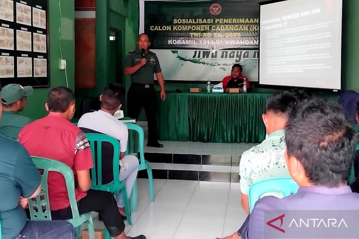 TNI sosialisasi Komcad sebagai bagian pertahanan negara