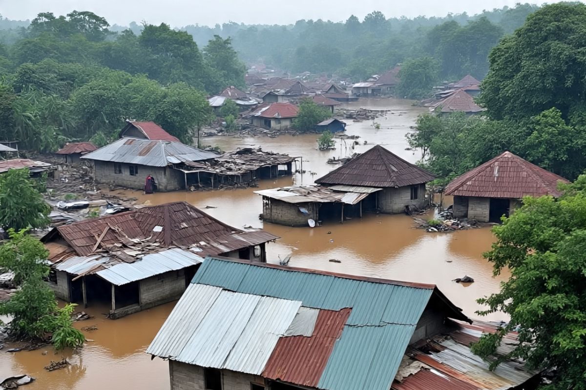 Floods hit 1,800 homes in Bulukumba, S. Sulawesi, damage 4 bridges