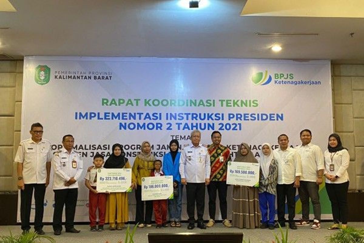 Sekda Kalbar dorong optimalisasi Jamsostek fokus pada perlindungan pekerja konstruksi