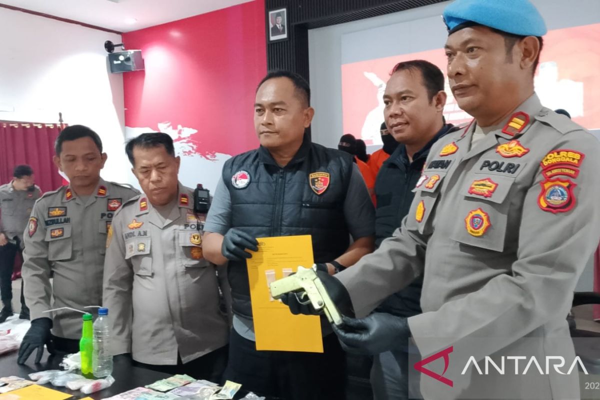 Polres Donggala tangkap 7 warga miliki narkoba 39,32 gram dan senpi