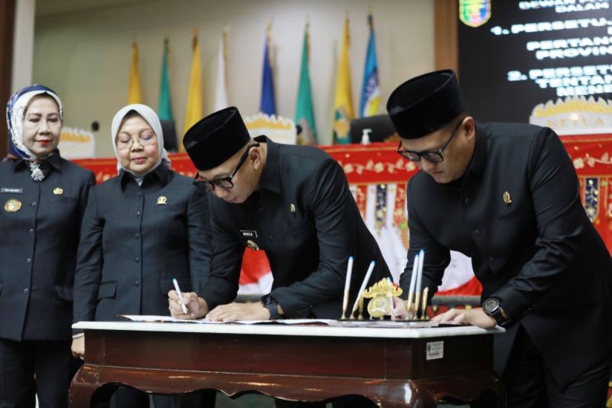 Gubernur Lampung: Pengesahan Raperda RPJMD dukung kebijakan yang terukur