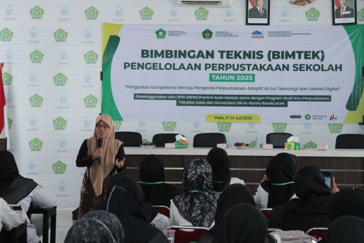 UIN Ar Raniry latih guru PAI kelola Perpustakaan sekolah