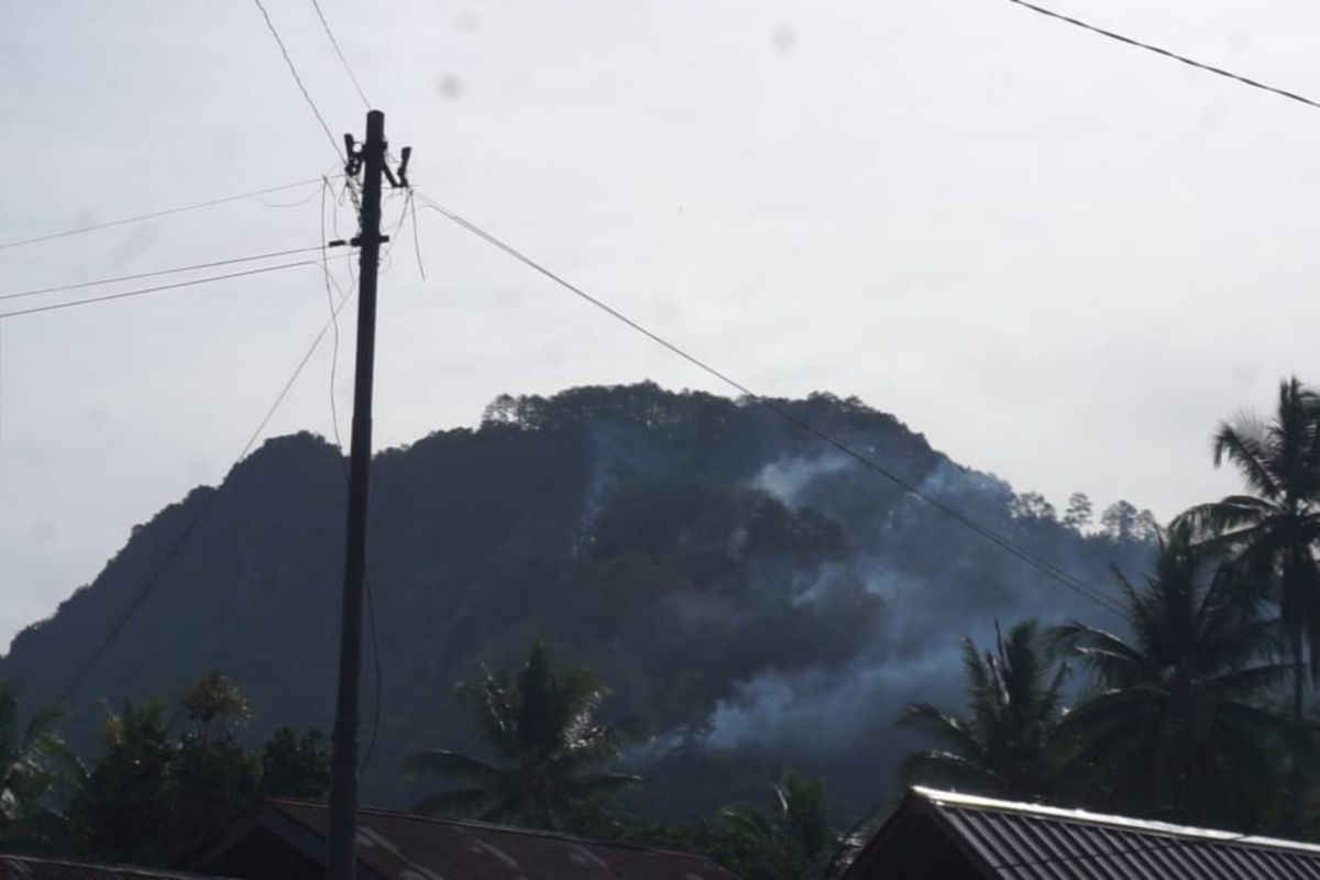 Tiga peristiwa karhutla di Sumatera Barat dan Aceh telah dipadamkan