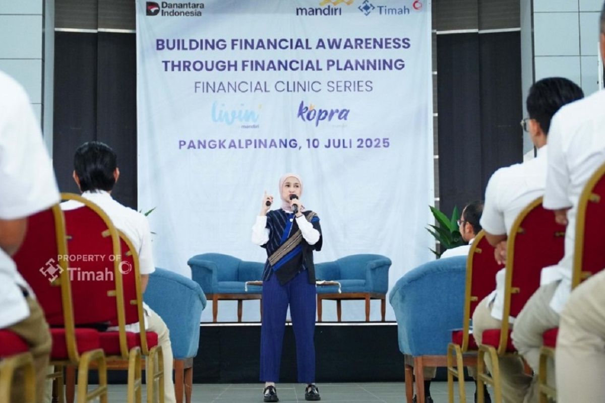 PT Timah - Bank Mandiri tingkatkan literasi keuangan karyawan