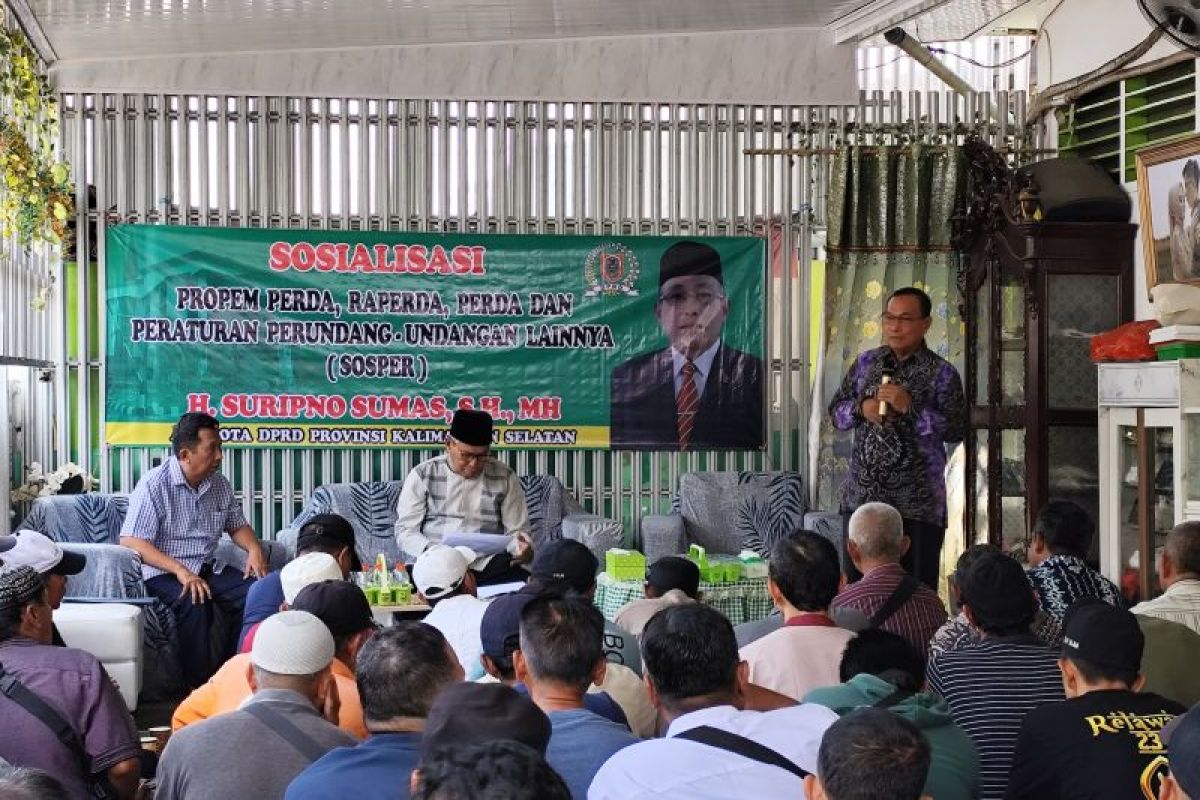 DPRD Kalsel sosialisasikan bedah rumah dan Posyandu