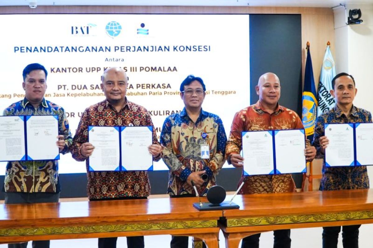 Kemenhub teken dua perjanjian konsesi kepelabuhanan tingkatkan PNBP