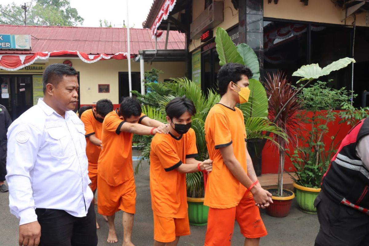 Empat pelaku residivis curanmor di Batuceper Tangerang ditangkap