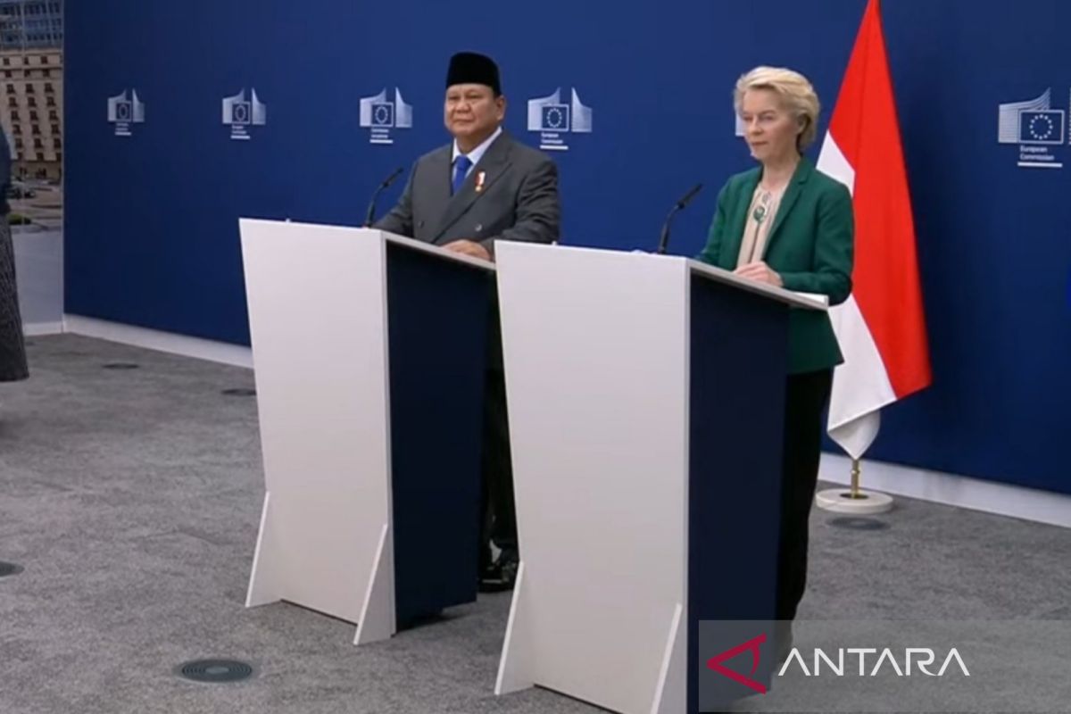 Prabowo minta maaf kunjungi Komisi Eropa di hari Minggu