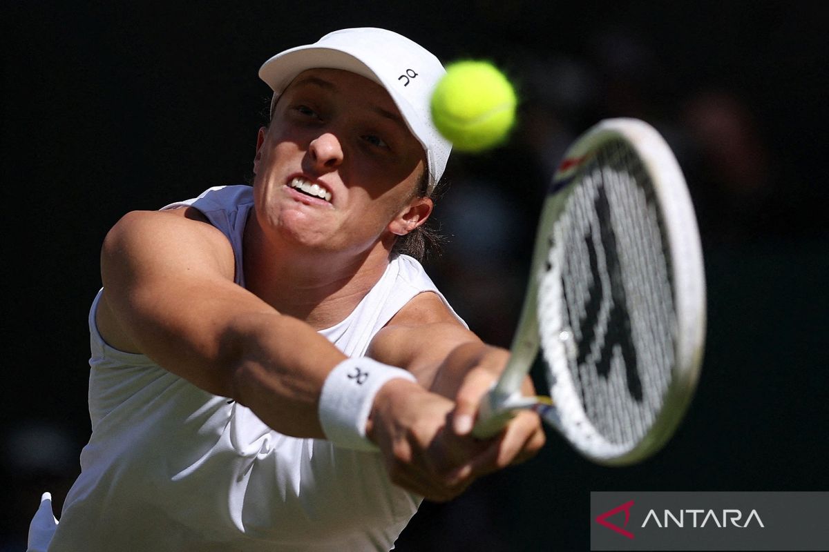 Swiatek tancap gas di Montreal setelah raih gelar Wimbledon
