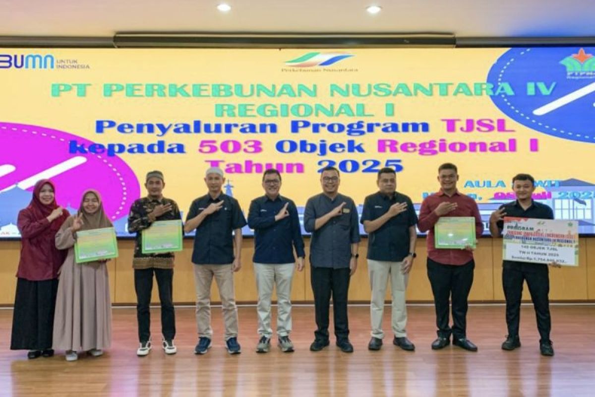PalmCo salurkan TJSL senilai Rp16,78 miliar pada semester I 2025
