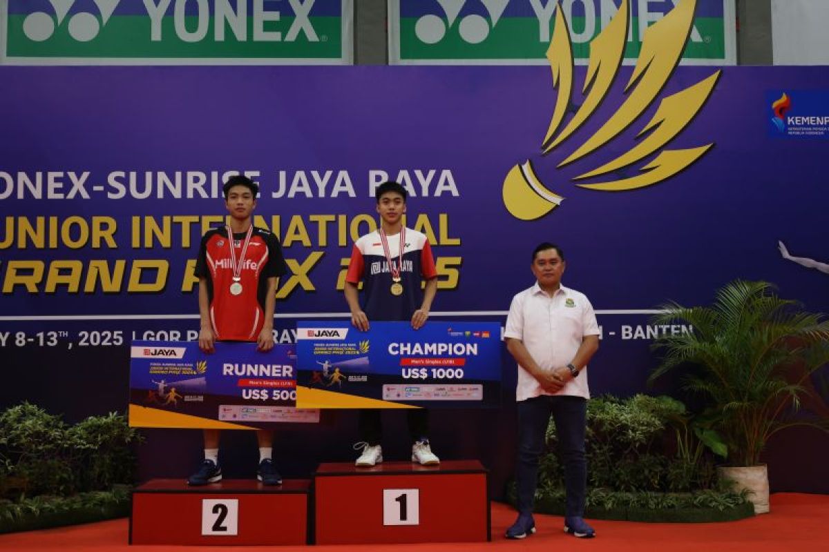 Tuan rumah meraih empat gelar di Jaya Raya Junior Grand Prix