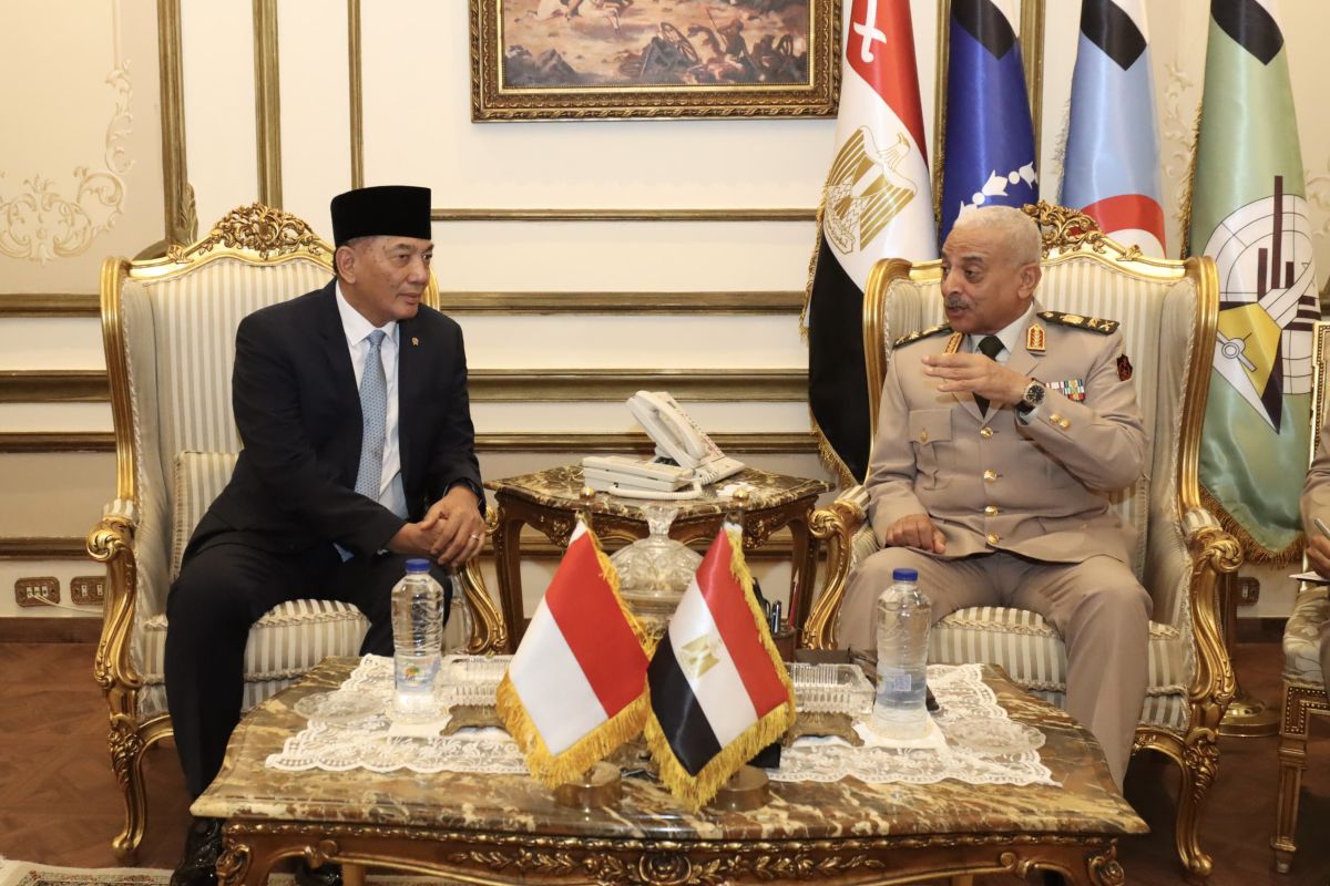 Menhan RI dan Menhan Mesir bahas penguatan kerja sama pertahanan