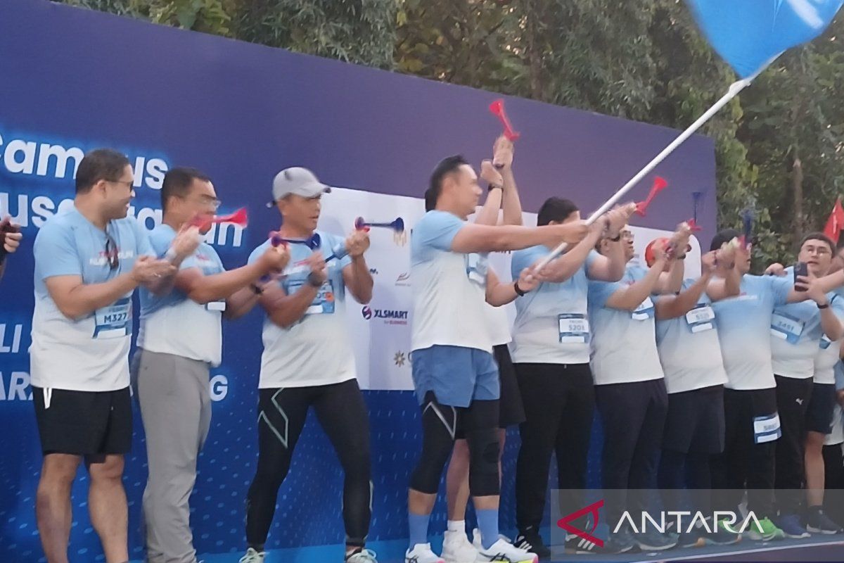 AHY lepas start Taruna Nusantara Run 2025