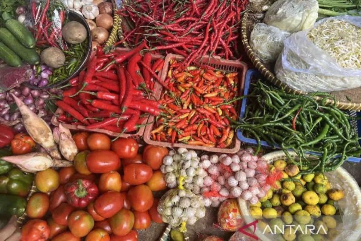 Bapanas: Harga cabai rawit Rp72.571/kg, bawang merah Rp39.200/kg