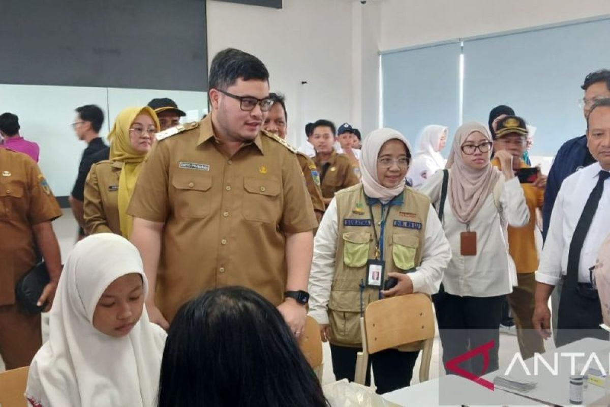 Pemkab Kediri lakukan cek kesehatan gratis untuk anak di Sekolah Rakyat