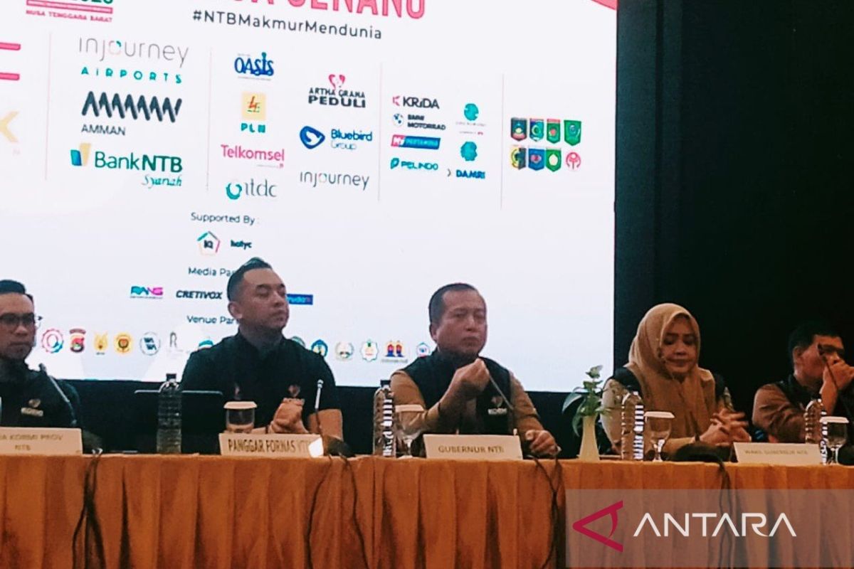 Wagub: Persiapan Fornas VIII 2025 di NTB sudah 70 persen