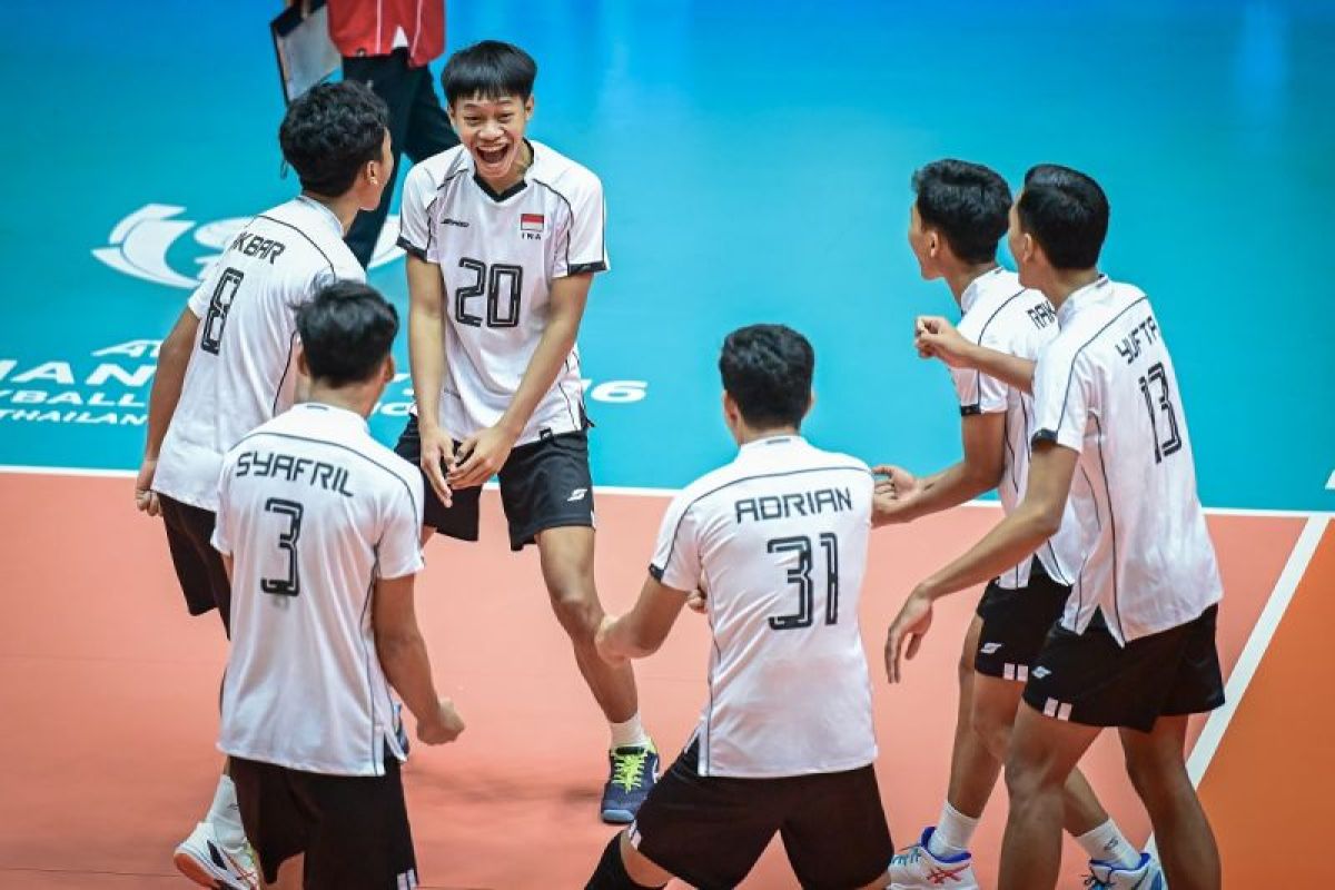 Indonesia menangi laga terakhir Pool B Kejuaraan Voli Asia U-16 2025