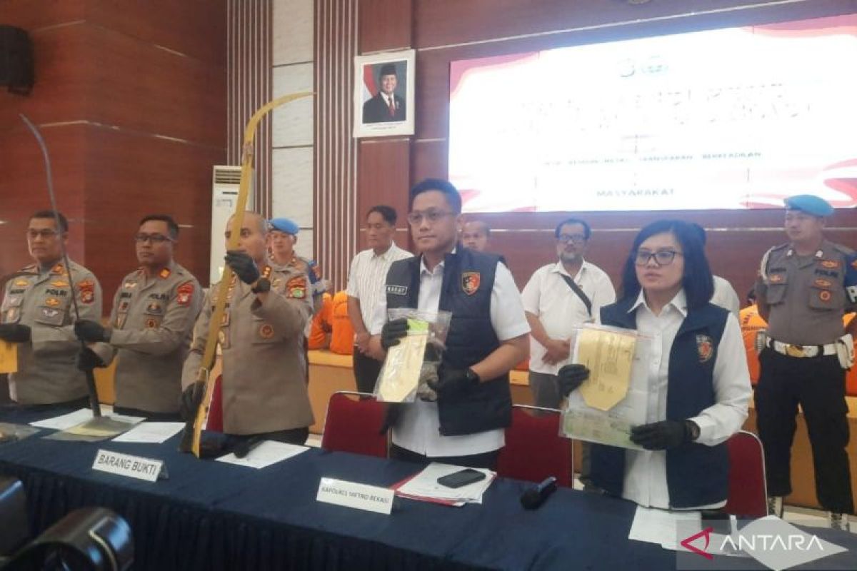 Polres Bekasi tangkap 15 pelaku kejahatan jalanan