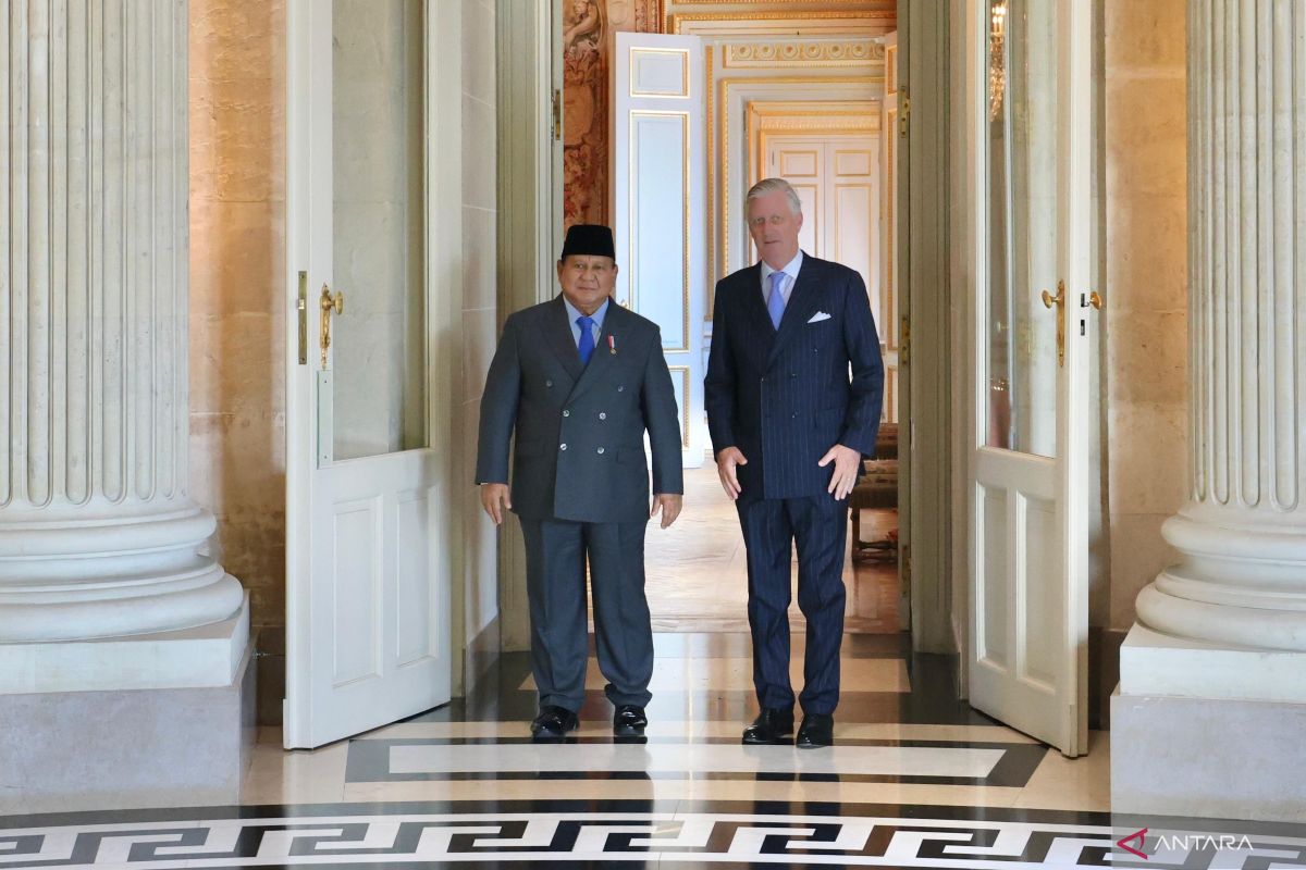 President Prabowo seals EU trade deal, meets King Philippe in Brussels