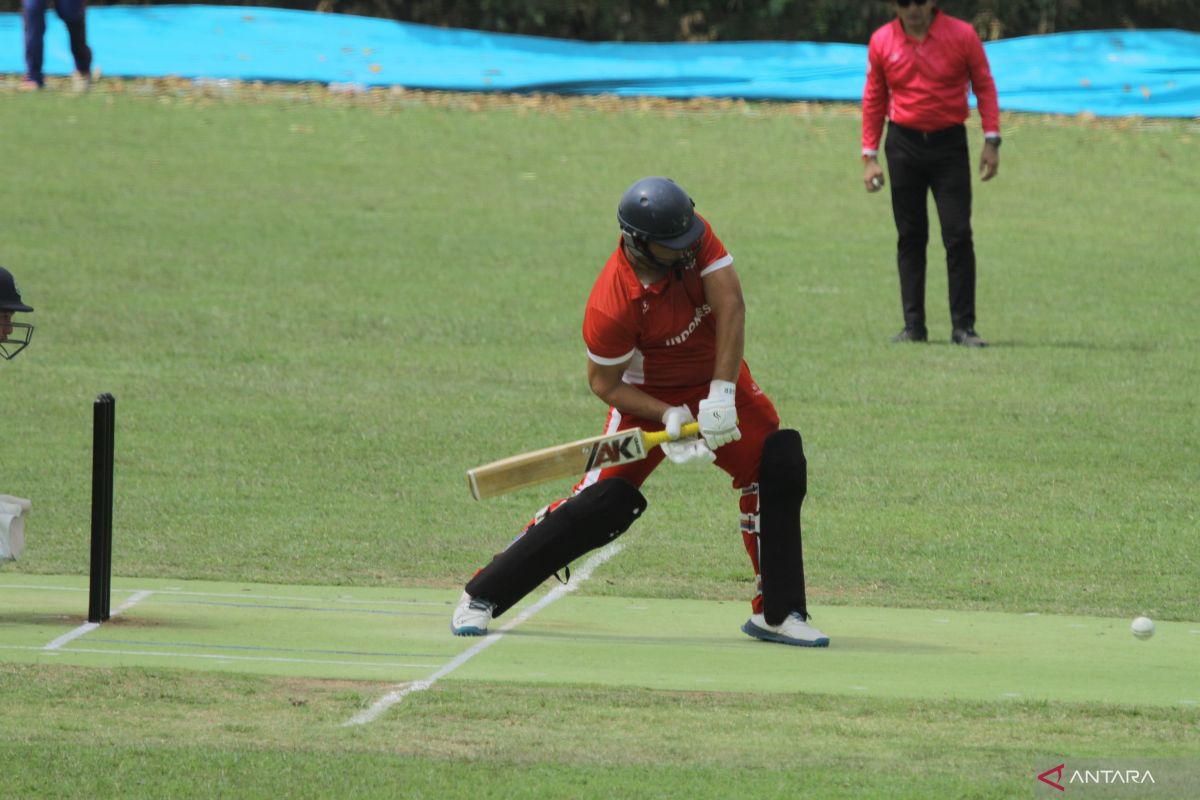 Timnas kriket Indonesia tampil dominan di T20I Rising Asia Tri-Series