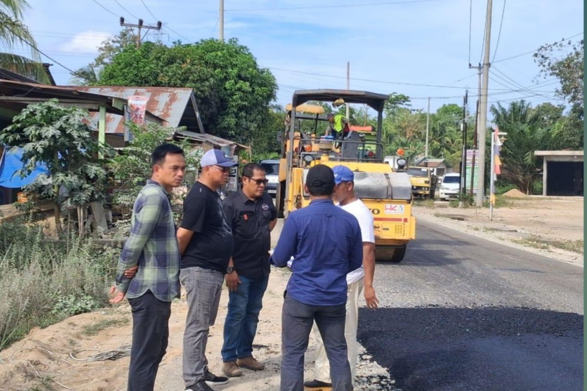 Jamin kenyamanan wisatawan, Jalan ke lokasi Festival Pacu Jalur 2025 mulai diperbaiki