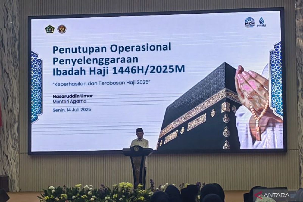 Menteri Agama tutup operasional haji 2025