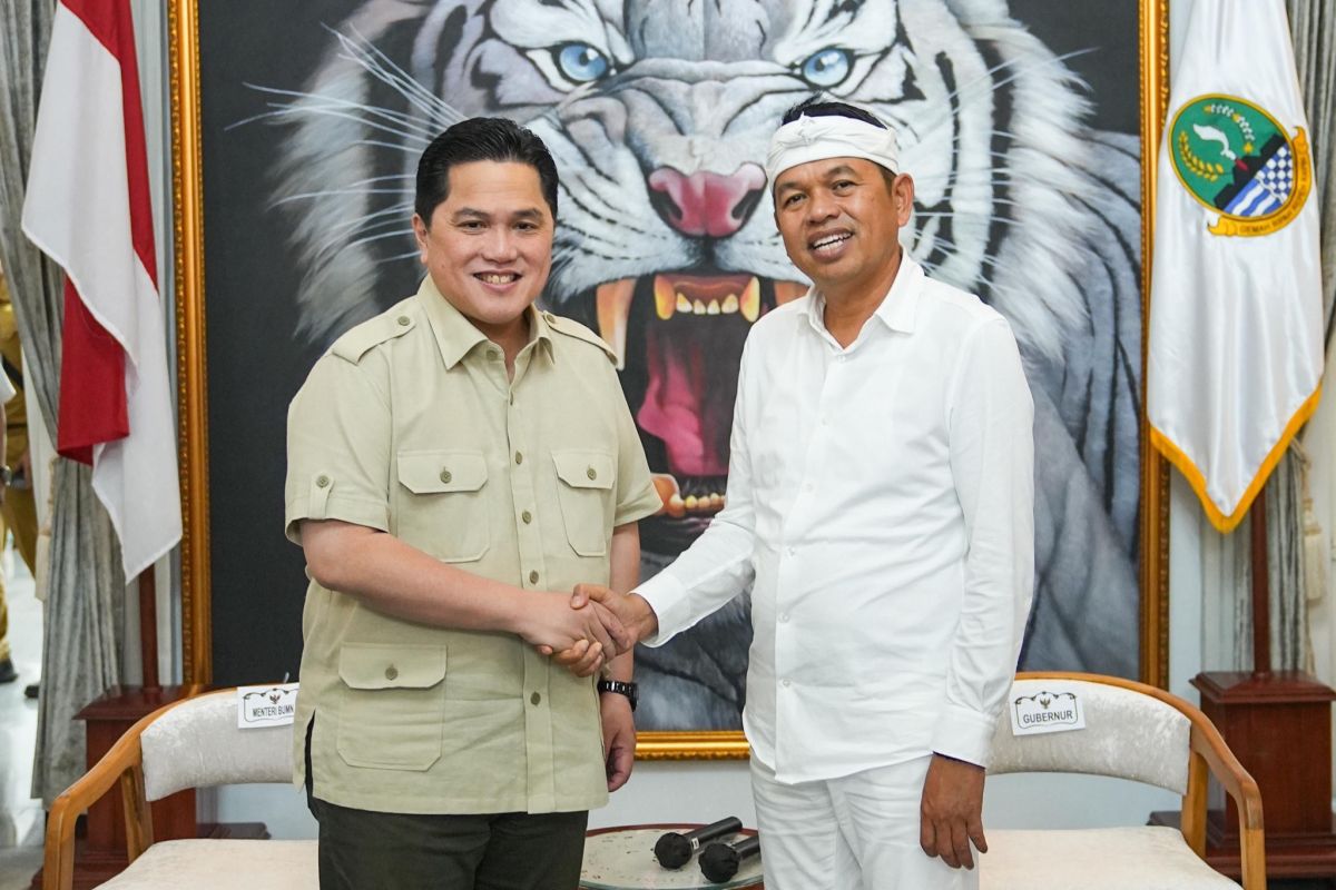Erick Thohir: BUMN dan pemprov Jabar kolaborasi optimalkan aset