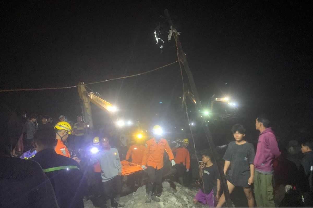 Seluruh korban longsor tambang bijih timah di Bangka Tengah ditemukan