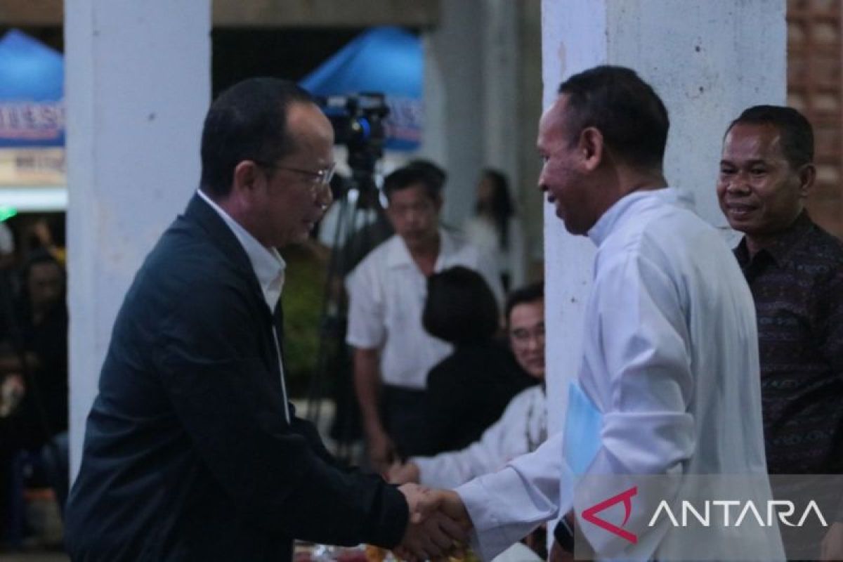 Bupati Bangka Tengah Algafry serukan kerukunan antarumat beragama
