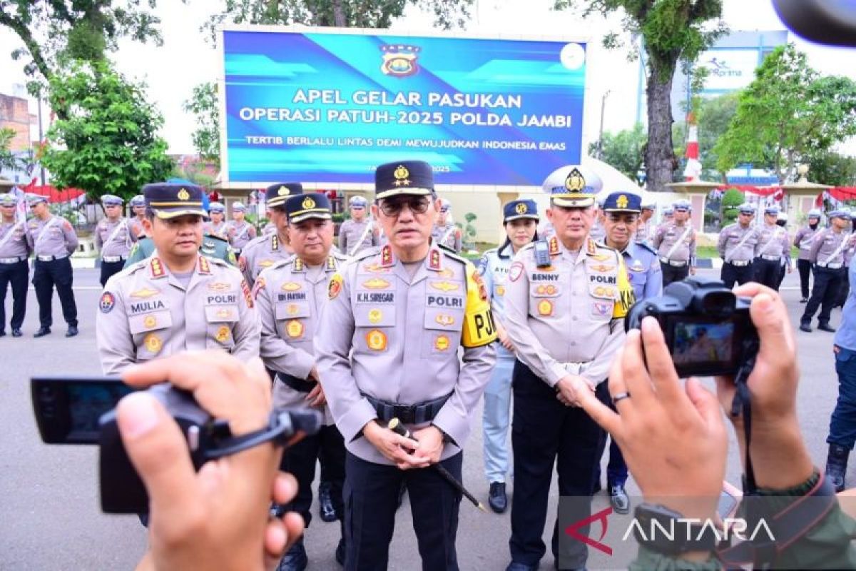 Operasi Patuh Polda Jambi  menyasar kendaraan kelebihan muatan